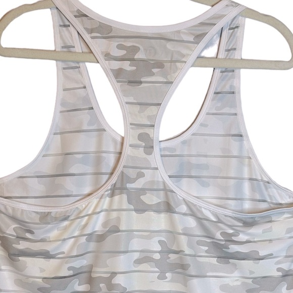 Zyia Active Havana White Camo Stripe Racerback Tank‎ Size XL ZA2373 - Picture 7 of 11